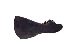 Pantofi indigo dama piele intoarsa
