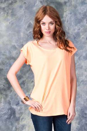 Tricou dama piersica Zara