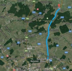 Gruiu Snagov casa 275 teren intravilan 2660mp d=15ml DJ101C proprietar