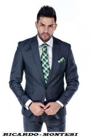 Costume barbati slimfit,  business,  la preturi incredibil de mici,  marca Ricardo-montesi