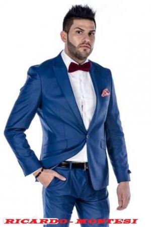 Costume barbati slimfit,  business,  la preturi incredibil de mici,  marca Ricardo-montesi