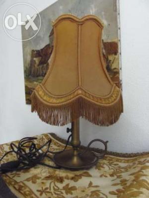 lampa cu picior bronz ,  inaltime 36 cm