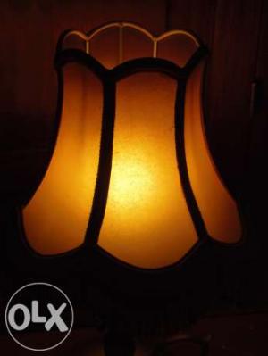 lampa cu picior bronz ,  inaltime 36 cm