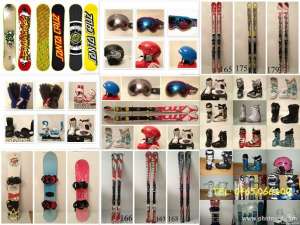 vand skiuri clapari snowboard boots manusi ochelari casti de ski si snowboard