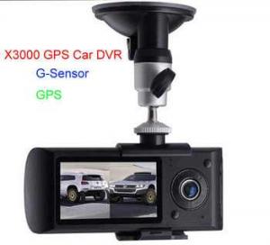 DVR auto cu GPS si 2 camere video