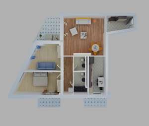 apartament 3 camere finisat si mobilat