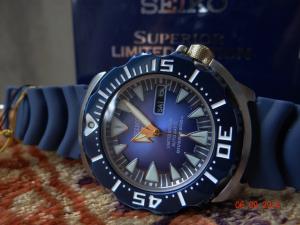 SEIKO MONSTER ALBASTRU LIMITED EDITION ORIGINAL