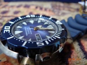 SEIKO MONSTER ALBASTRU LIMITED EDITION ORIGINAL