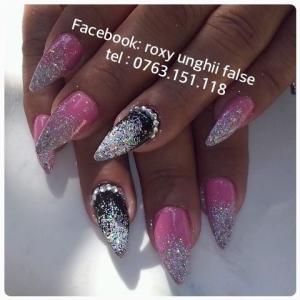 aplic unghii false cu gel 70 ron