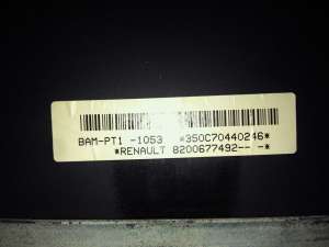 RENAULT CLIO III ani 2007-2013 AIRBAG sofer Cod: 8200677492