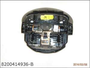 Airbag si volan pilot Negru RENAULT Megane 2,  Scenic 2 Facelift 2006-2009