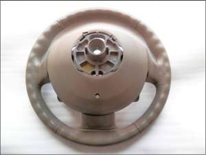 Volan piele CREM cu pilot 2003-2009 RENAULT Megane 2,   Scenic 2,  Grand Scenic 2