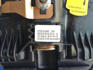 RENAULT Megane 2,   Scenic 2,   Grand Scenic 2 prefacelift 2003-2006 AIRBAG Crem