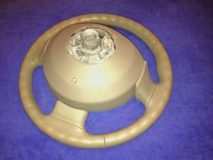 Volan piele + AIRBAG Crem 2003-2006 Megane 2,   Scenic 2,   Grand Scenic 2