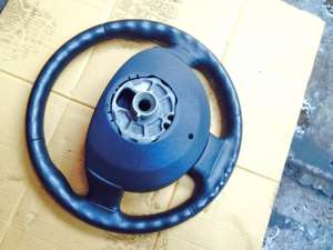 Volan piele Negu AIRBAG Megane 2,  Scenic 2,  Grand Scenic 2 Prefacelift 2003-2006