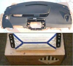 RENAULT SCENIC II ,   GRAND SCENIC II model 2003-2009 plansa bord culoare Negru si AIRBAG pasager NO