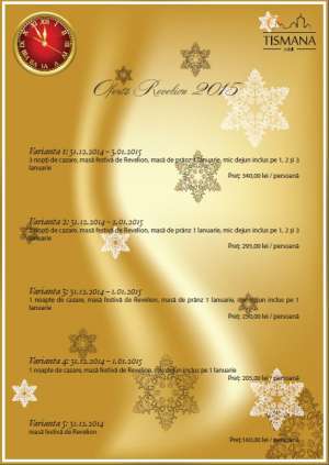 Petreceti un Revelion de neuitat la Tismana!