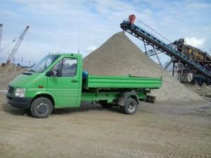 nisip balast transport moloz