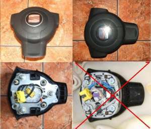Seat Ibiza,   Toledo 2005-09,   Altea 2004-09,   Leon 1P 2006-09 Volan clasic Nou