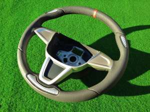 SEAT IBIZA 6J0 Volan Sport piele perforata insertii carbon 2009-2013
