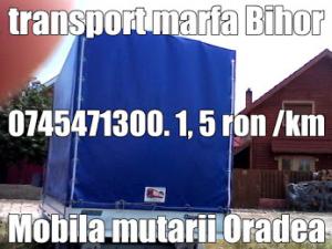 Transport marfa mobila oradea
