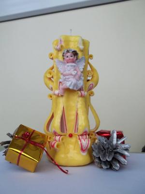 Lumanari decorative cu ingerasi