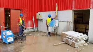 TAIERE BETON CU DISC SI FIR DIAMANTAT
