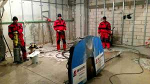 TAIERE BETON CU DISC SI FIR DIAMANTAT
