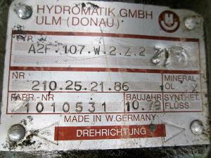 Hidromotor Hydromatik  A2F 107 W2.Z.2