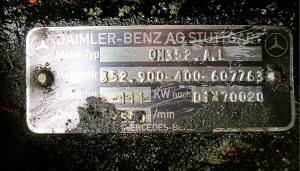 Motor Mercedes OM352AL (piese)