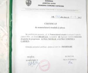 Teren Intravilan C-tii Lotizat Destinatie Mixta in Localitatea Copaceni Ilfov