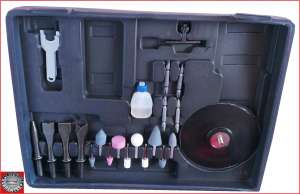 Trusa Scule Pneumatice-PISTOL+Ustensile-KRAFTWELLE Germany-43 Piese
