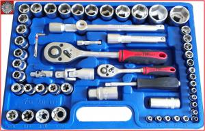 Trusa Scule - PROFESIONALA - Chei Tubulare/Clichet/Torx KRAFTWELLE Germany - 108 PIESE