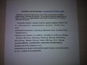 Lapte praf SPECIAL pentru miei si iezi