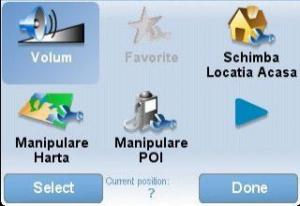 TomTom meniu limba Romana