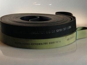 Vand curele late poliamidice utilizate in ind. lemnului(freze,   grosimi etc),   morarit,   tipograf