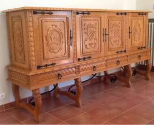 Sufragerie renastere spaniola stejar
