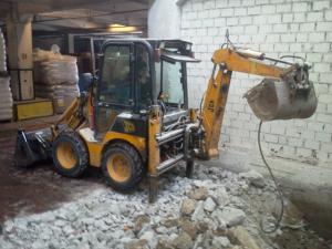 Miniincarcator frontal bobcatcu excavator