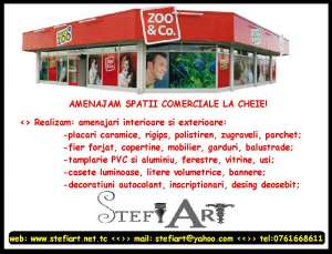Amenajari spatii comerciale la cheie