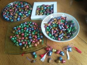 Mărțișoare  din ghinde - handmade