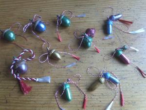 Mărțișoare  din ghinde - handmade