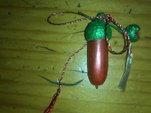 Mărțișoare  din ghinde - handmade