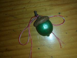 Mărțișoare  din ghinde - handmade