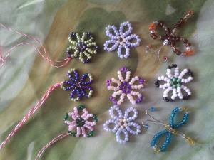 Mărțișoare din mărgele - handmade