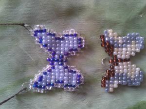 Mărțișoare din mărgele - handmade