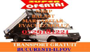Aduc Nisip Balast Pietris Bucuresti Ilfov 3mc 200 ron