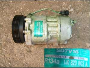 Compresor clima Ac VW SEAT AUDI SKODA 7V16 code SV3,  1JO820803 K A F J