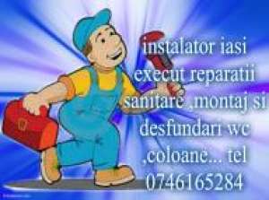 Instalatori Sanitari Persona Fizica Montaj Bateri Baie Bucatarie Iasi