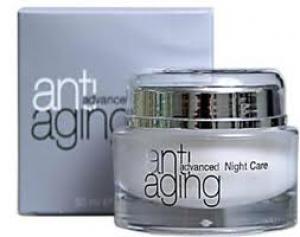 Crema antirid cu coenzima Q 10 si colagen Anti-aging Advanced de noapte Dr. Temt