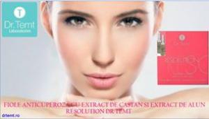 FIOLE ANTICUPEROZA CU EXTRACT DE CASTAN SI EXTRACT DE ALUN RESOLUTION DR. TEMT